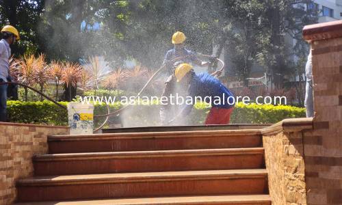parking area water jetting