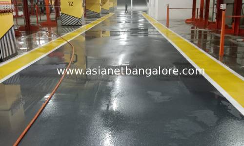 basement floor water jetting